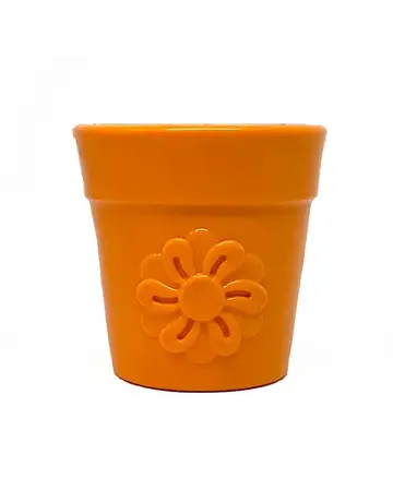 Soda Pup SodaPup Pup-x rubber pot de fleur durable orange.