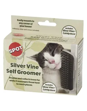 Spot Spot Brosse pour chat d'auto-toilettage Silvervine