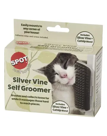 Spot Spot Brosse pour chat d'auto-toilettage Silvervine