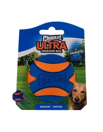 Chuck it Chuck it! Balle Ultra avec couineur, moyenne
