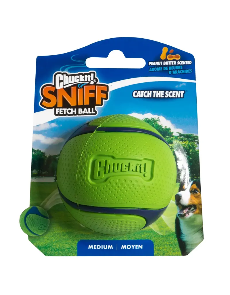 Chuck it Chuck it! Balle parfum beurre d'arachide – Moyen
