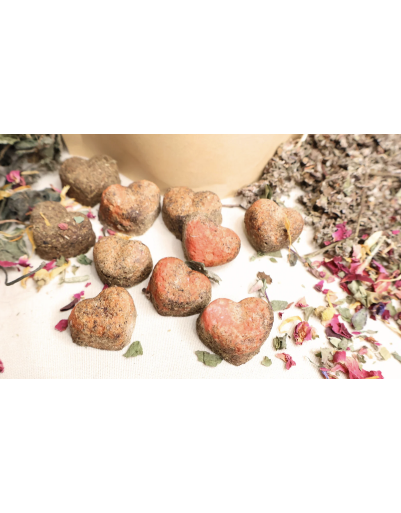 Complètement dingue Completement dingue bouchées de foin sac gourmand coeurs en fleurs (3)