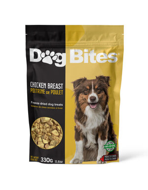 Dog Bites Dog Bites gâteries pour chien poulet - 85g
