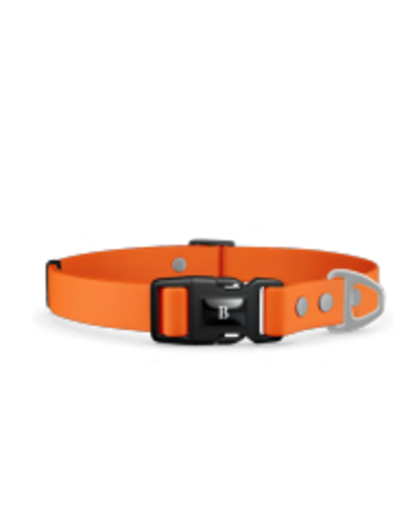 Tella & Stella Bramstun collier imperméable pour chien orange moyen