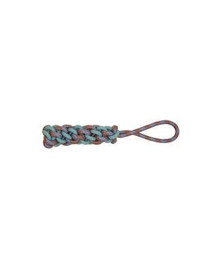 Bud'z Bud'z jouet corde flottante tressée avec poignée orange et bleu