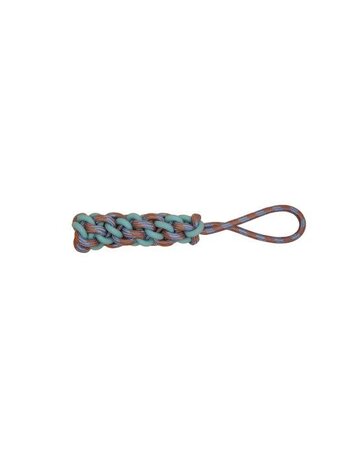 Bud'z Bud'z jouet corde flottante tressée avec poignée orange et bleu