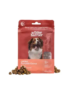 Wilder Harrier WilderHarrier bouchées tendres au grillon, citrouille et carotte 130g