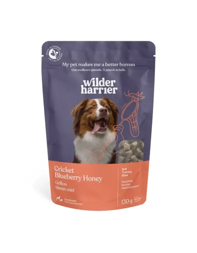 Wilder Harrier WilderHarrier bouchées tendres au grillon, bleuet et miel 130g