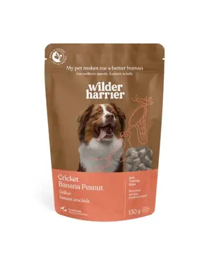 Wilder Harrier WilderHarrier bouchées tendres au grillon, banane et arachide 130g