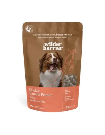 Wilder Harrier WilderHarrier bouchées tendres au grillon, banane et arachide 130g