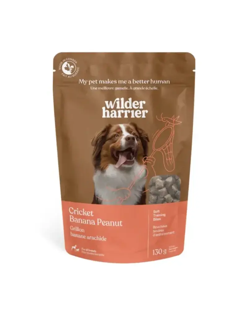 Wilder Harrier WilderHarrier bouchées tendres au grillon, banane et arachide 130g
