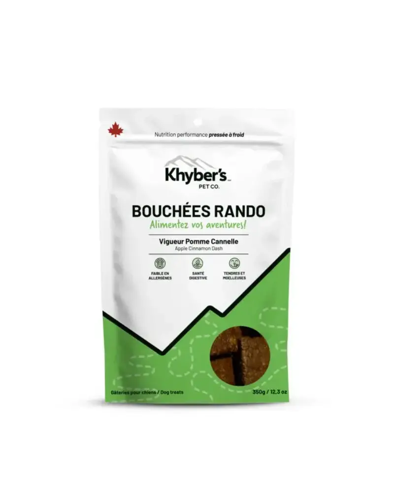 Bouchées Rando friandises pressées à froid pomme et cannelle 350g