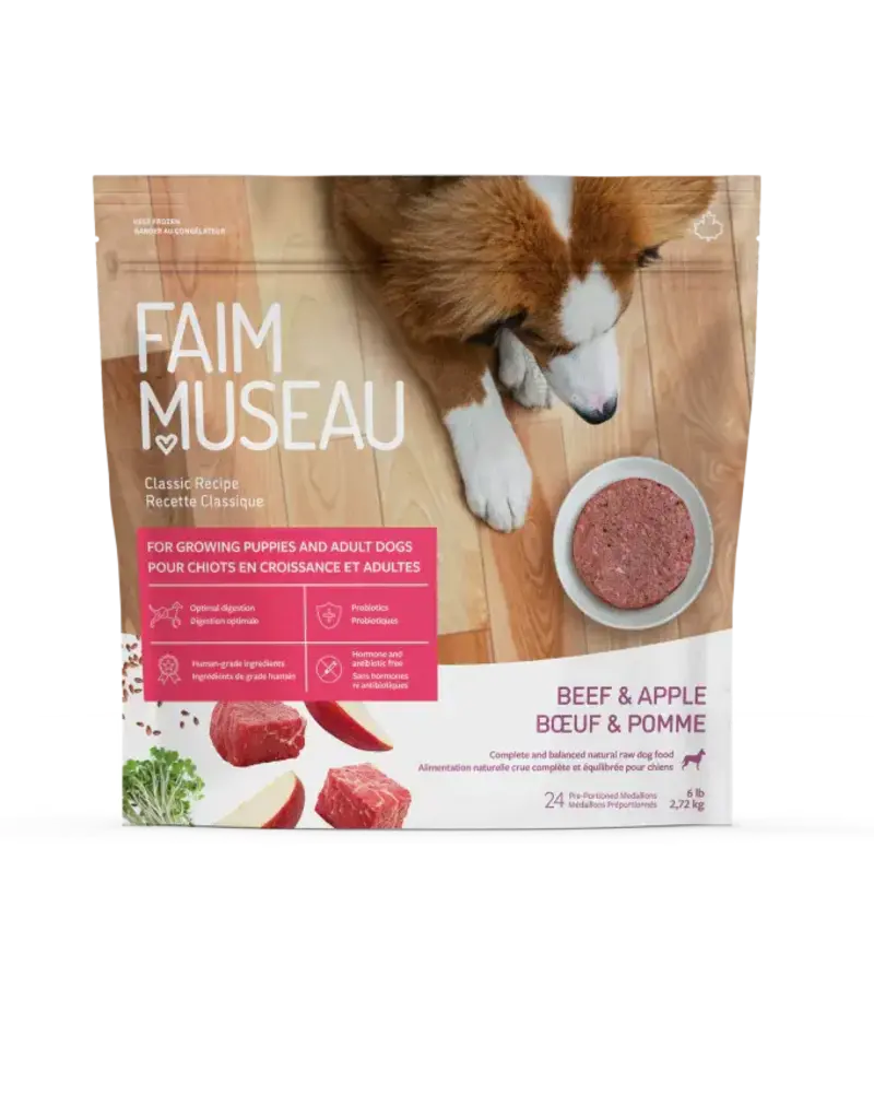 Faim museau Faim Museau recette classique 24 médaillons boeuf et pomme