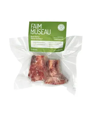 Faim museau Faim Museau moyen fémur de bœuf paquet de 2