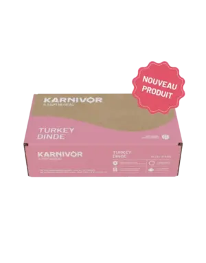Karnivor Karnivor nourriture crue pour chien - dinde 24 lbs