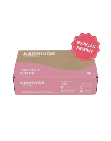 Karnivor Karnivor nourriture crue pour chien - dinde 24 lbs