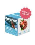 Karnivor Karnivor nourriture crue pour chien - poulet & saumon 10 lb