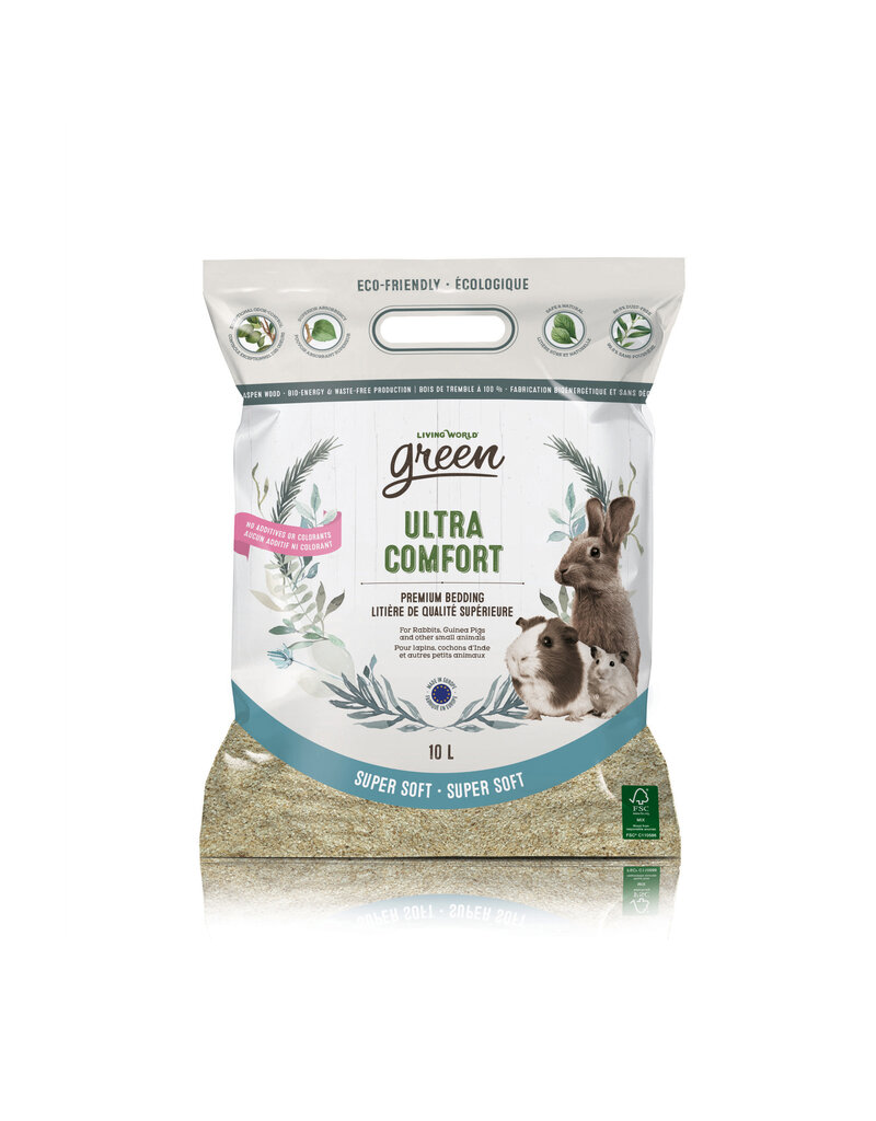 Living World Living world green litière de qualité supérieur  ultra douce 10L.
