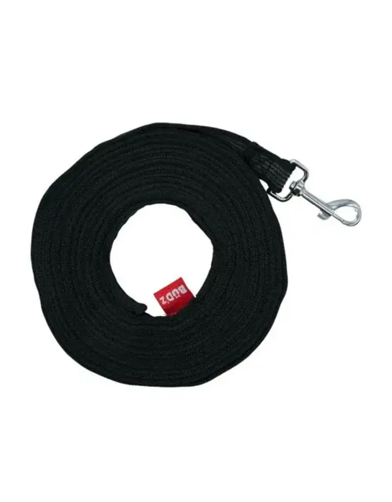 Bud'z Bud'z laisse d'entraînement de type longe, avec bandes antidérapentes noire 30 pieds x 1"
