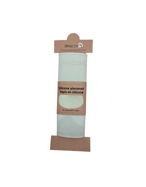 Dexypaws Dexypaws tapis en silicone pour bols - vert sauge