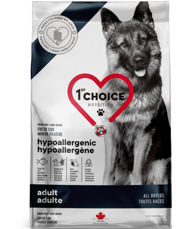 1st choice 1st Choice chien hypoallergène morue toutes races  11kg