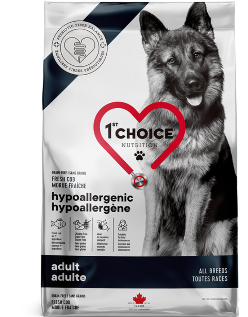 1st choice 1st Choice chien hypoallergène morue toutes races  11kg