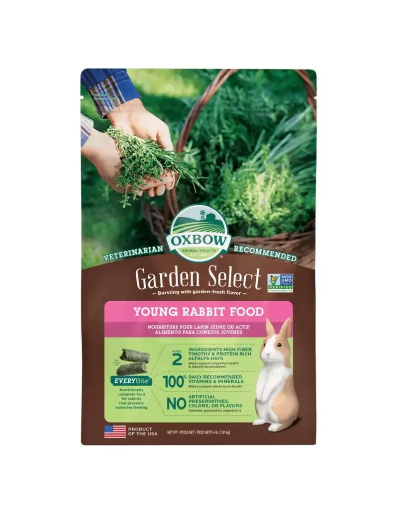 Oxbow Oxbow garden select nourriture jeune lapin 4lb