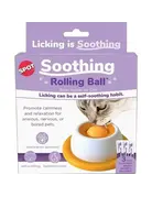 Spot Spot balle roulante interactive pour chat (3 sachets de bouillon à saveur de poisson inclus)