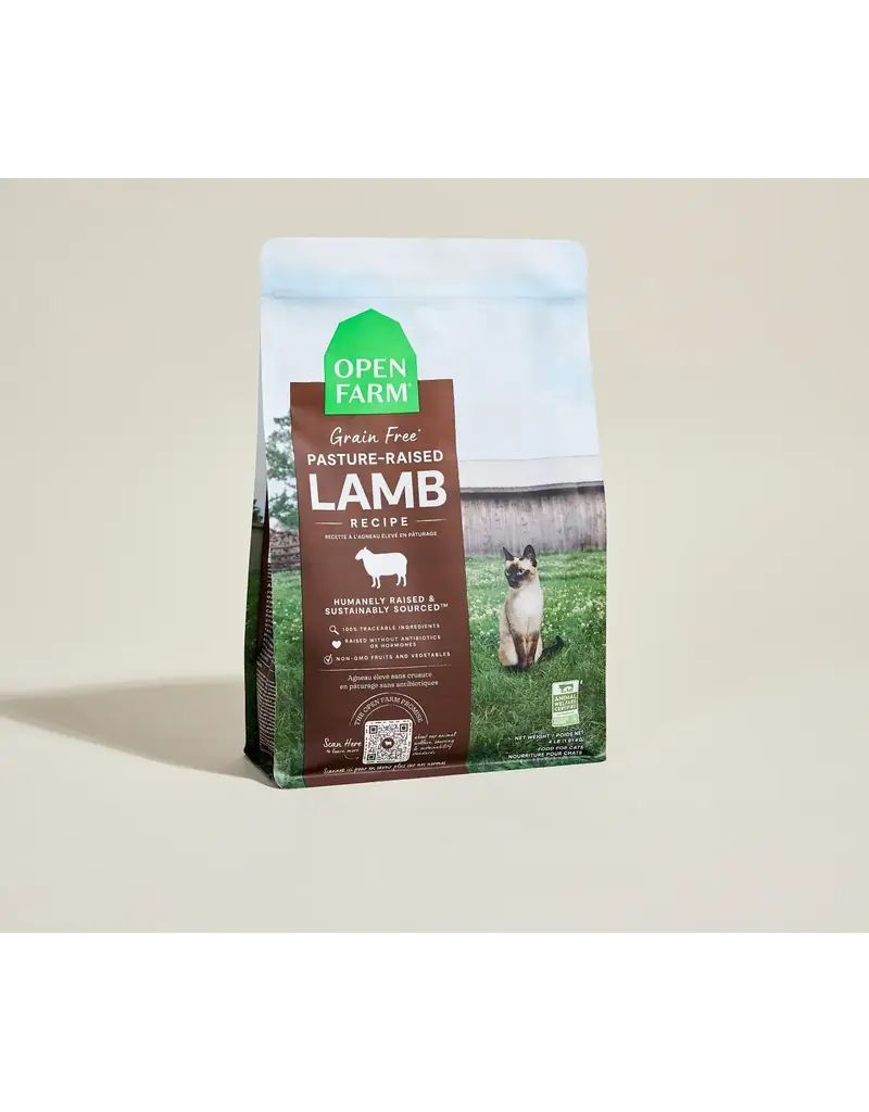 Open Farm Open Farm chat recette d'agneau sans grains 2lb