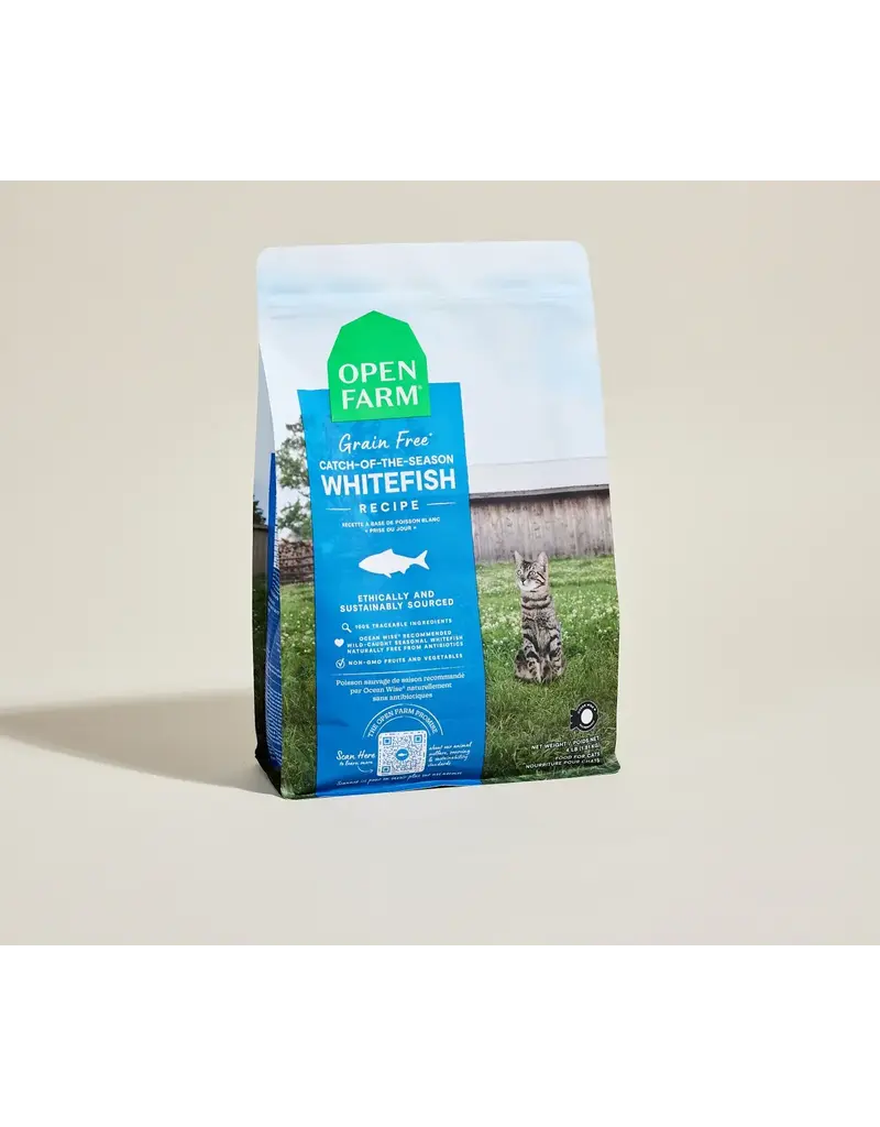 Open Farm Open Farm chat recette à base de poisson blanc sans grains 2lb