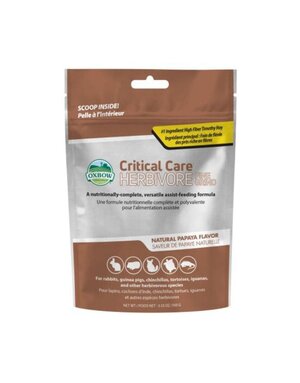 Oxbow Oxbow Critical Care formule nutritionnelle pour l'alimentation assistée saveur papaye 100g