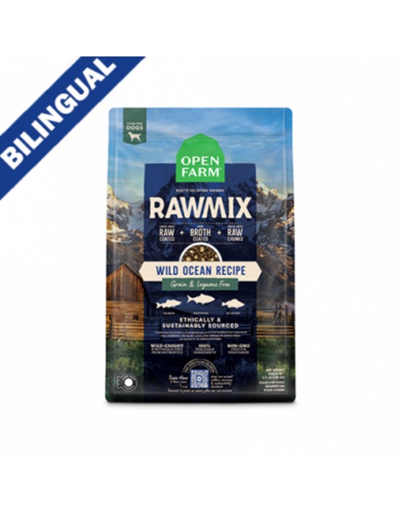 Open Farm Open Farm Rawmix recette de l'océan sans grains sans légumineuses 3.5 lb