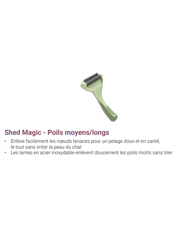 Safari Safari Shed Magic poils moyen/long pour chat
