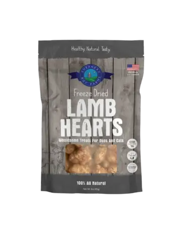 Farm fresh Coeurs d'agneau lyophilisés 3oz