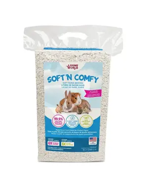 Living World Living world Soft'n Comfy litière de papier doux 36L