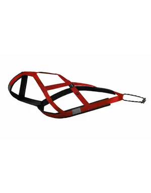 Nahak Nahak harnais de traction  rouge moyen-long.