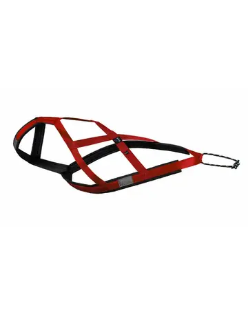Nahak Nahak harnais de traction  rouge moyen-long.