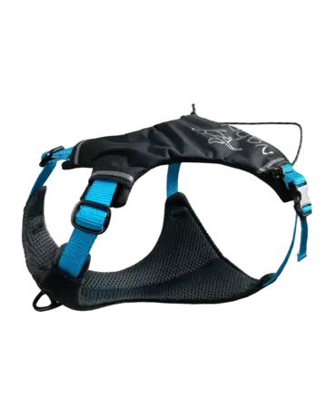 Nahak Nahak harnais de marche bleu pour petits chiens très très très petit.