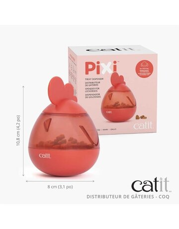 Catit Catit PIXI distributeur de gâteries coq