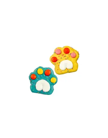 Bosco & Roxy's Bosco & Roxy pattes anniversaire jaune et bleu