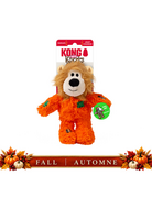 Kong Kong Knots Wild squelette lion orange petit/moyen