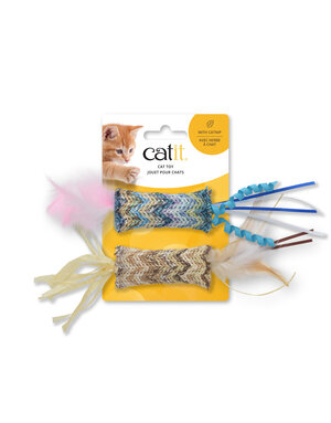 Catit Catit jouet pour chat, plumes naturelles (2)