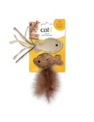 Catit Catit jouet poissons avec raphia et plume
