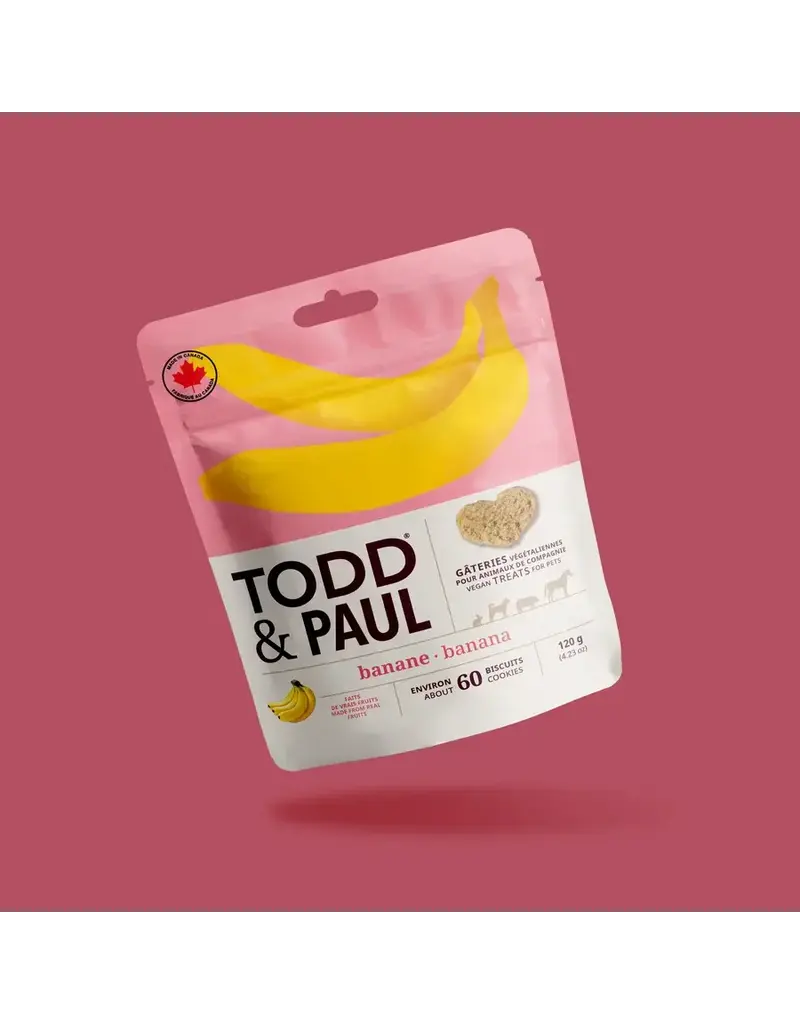 Todd&Paul Todd & Paul biscuits bananes 60 gâteries (6)