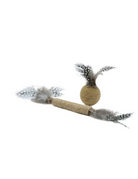 Gastronome BUD'Z jouet pour chat, duo matatabi- bâtonnet et la balle en jute avec plumes 29 et 4cm