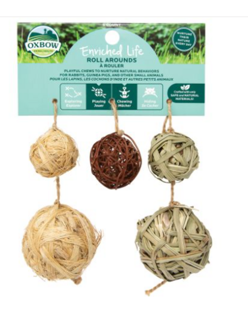 Gastronome Oxbow Enriched Life - Gâterie à Mâcher Pour Rongeur, Boules à Rouler