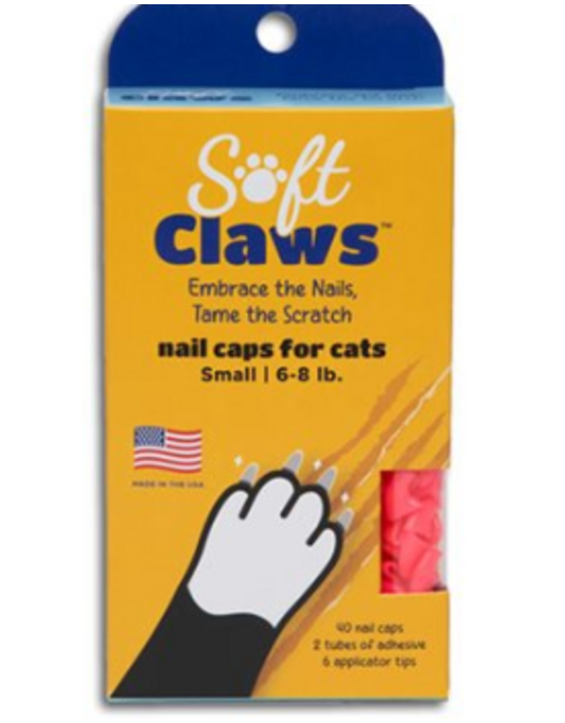 Soft claws capuchons à ongles pour chats petits rose