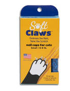 Soft claws capuchons à ongles pour chats petits bleu