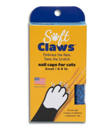 Soft Claws Soft claws capuchons à ongles pour chats petits bleu