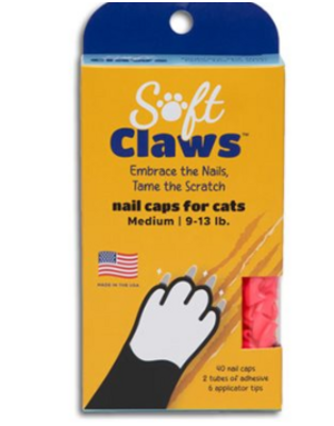 Soft Claws Soft claws capuchons à ongles pour chats moyens rose